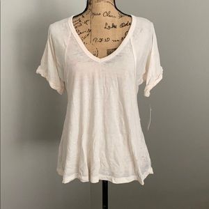Free People v-neck loose fitting tee-shirt